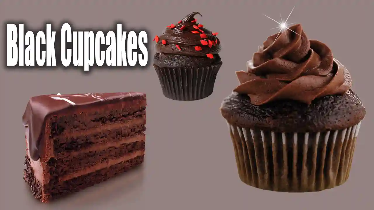 recipe black cupcakes maker